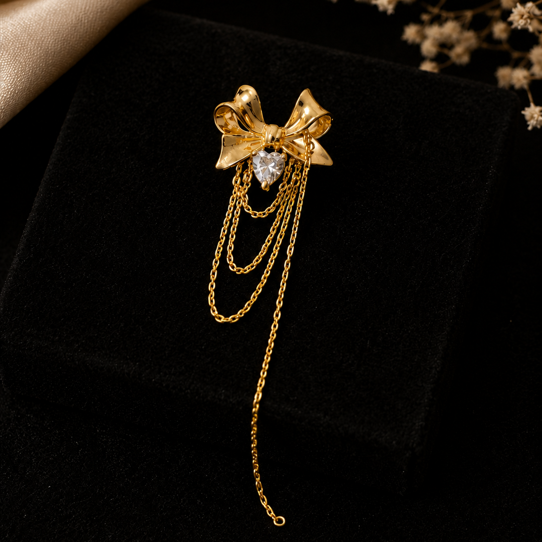 Bow Affair Ear Cuff (Left Ear)