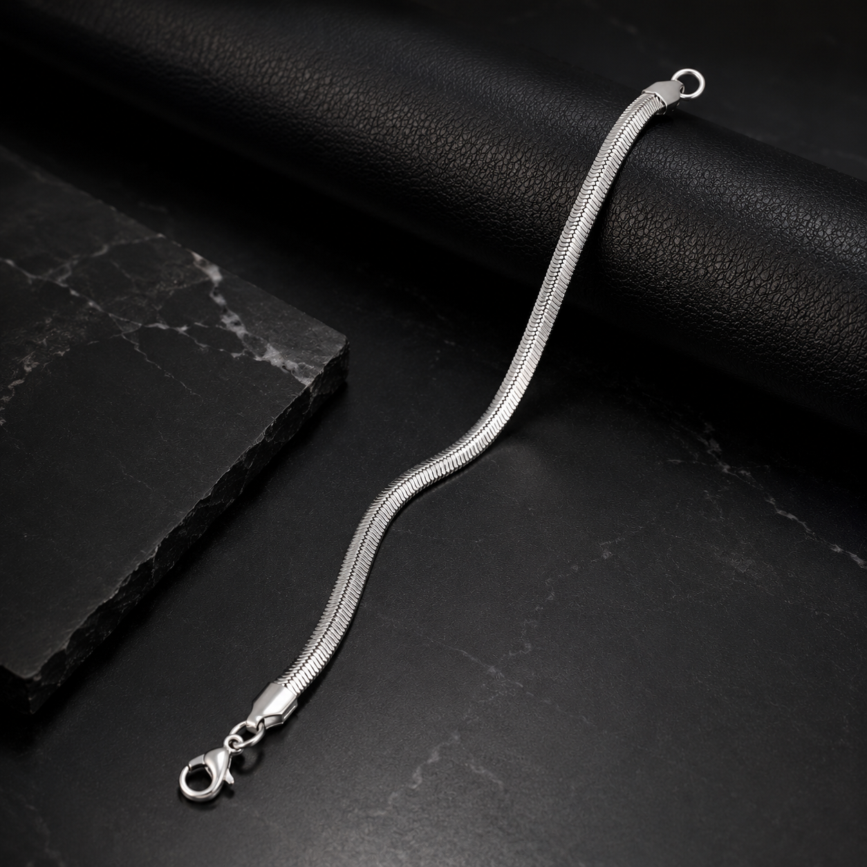 Silver Snake Bracelet