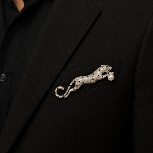 Regal Panther Brooch