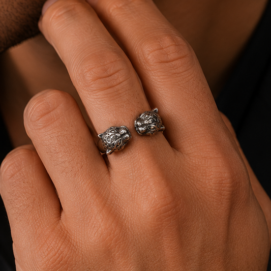 Midnight Panther Ring